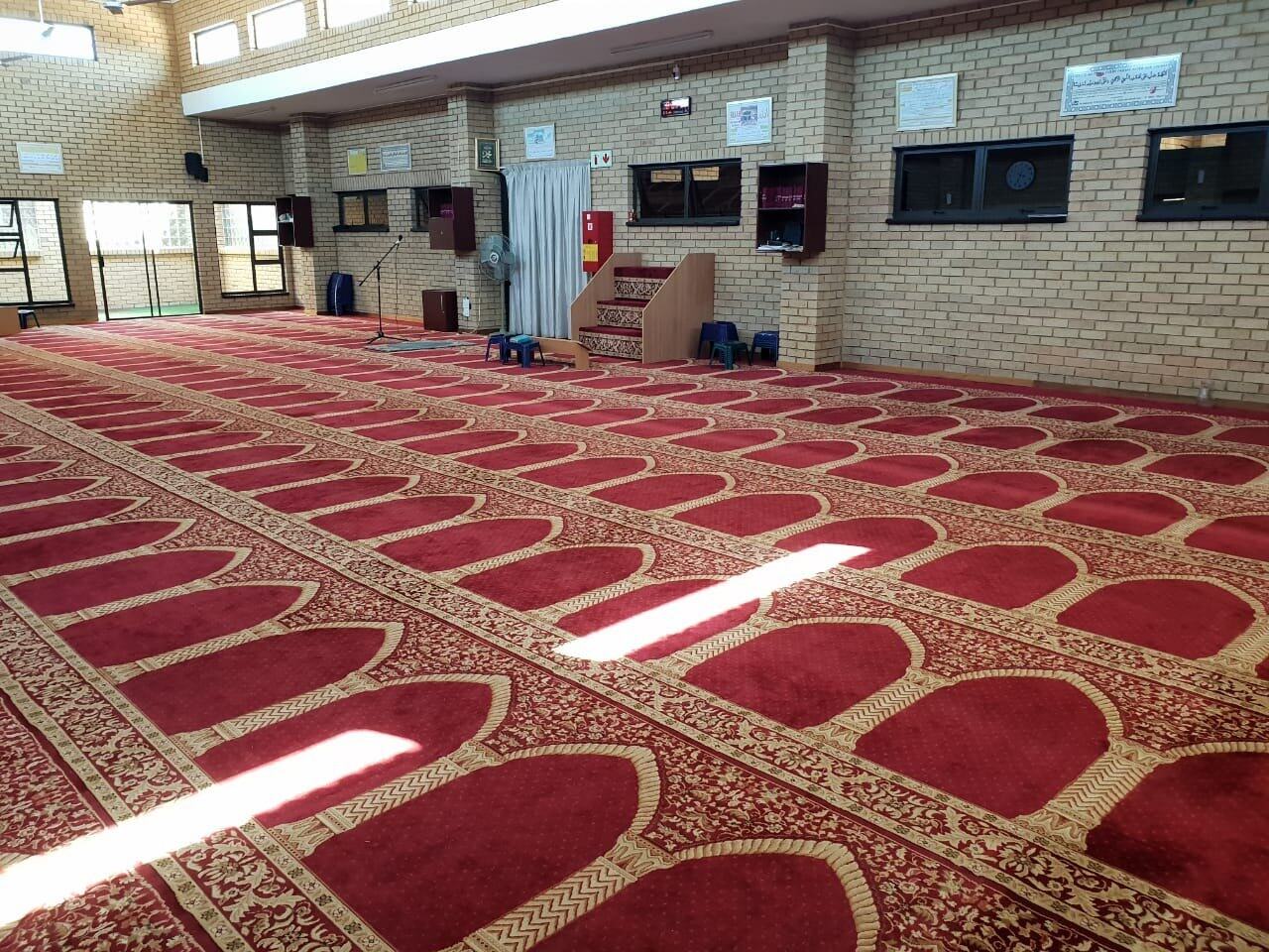 The musallah prayer hall at Darul Uloom Heidelberg